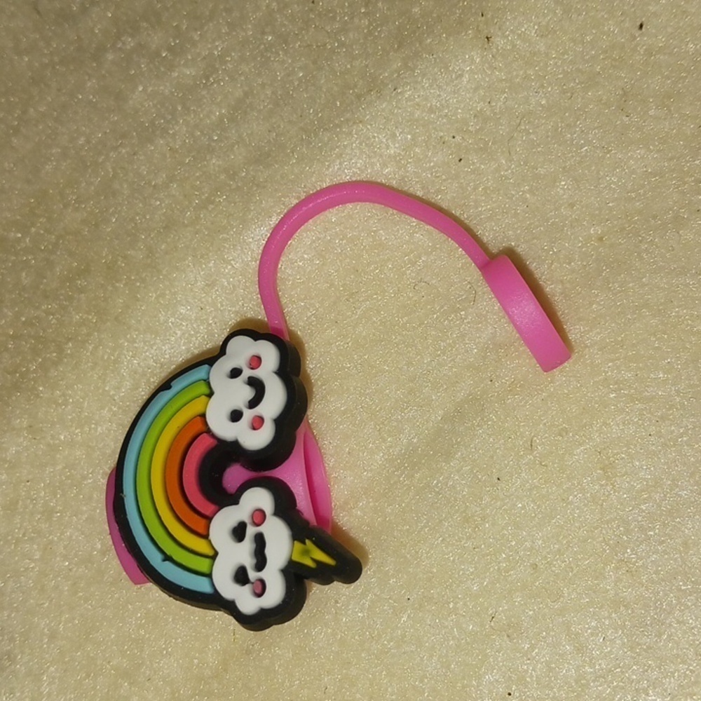 Silicone Reusable Straw Topper 10mm 0.4in